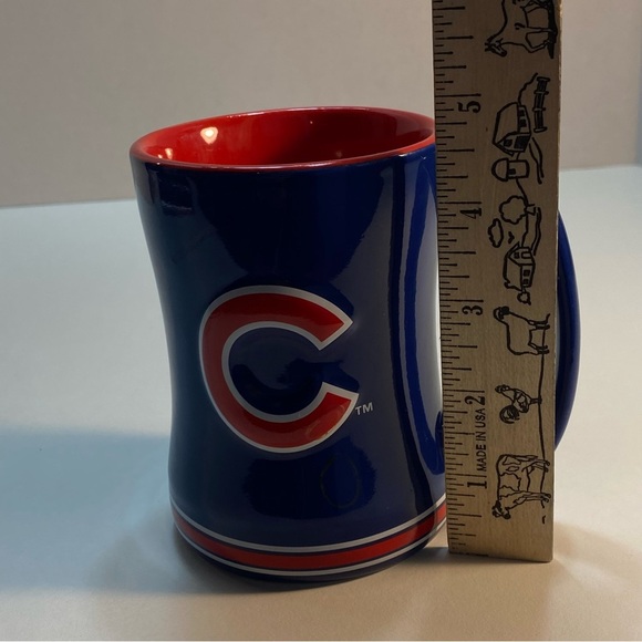 Chicago Cubs MLB 14 oz Coffee Tea Mug‎ Cup Boelter Brands Baseball Sculpted Art - Picture 7 of 8